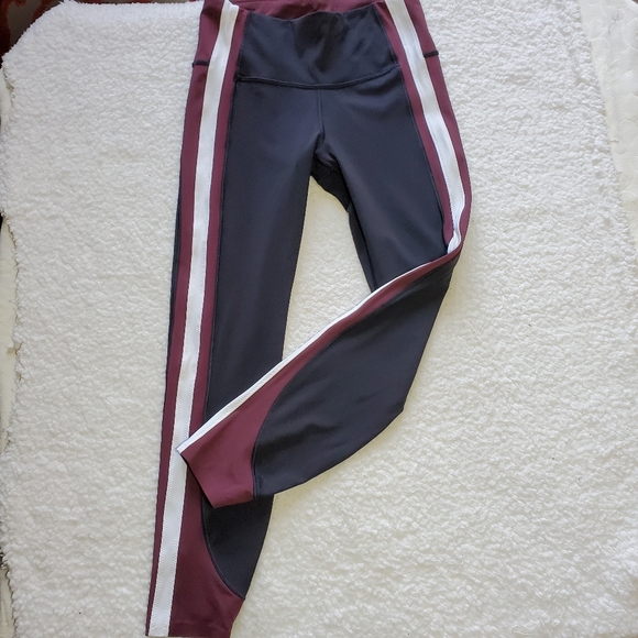 Athleta Athletic Track Pants 7/8th tights … - Picture 2 of 13